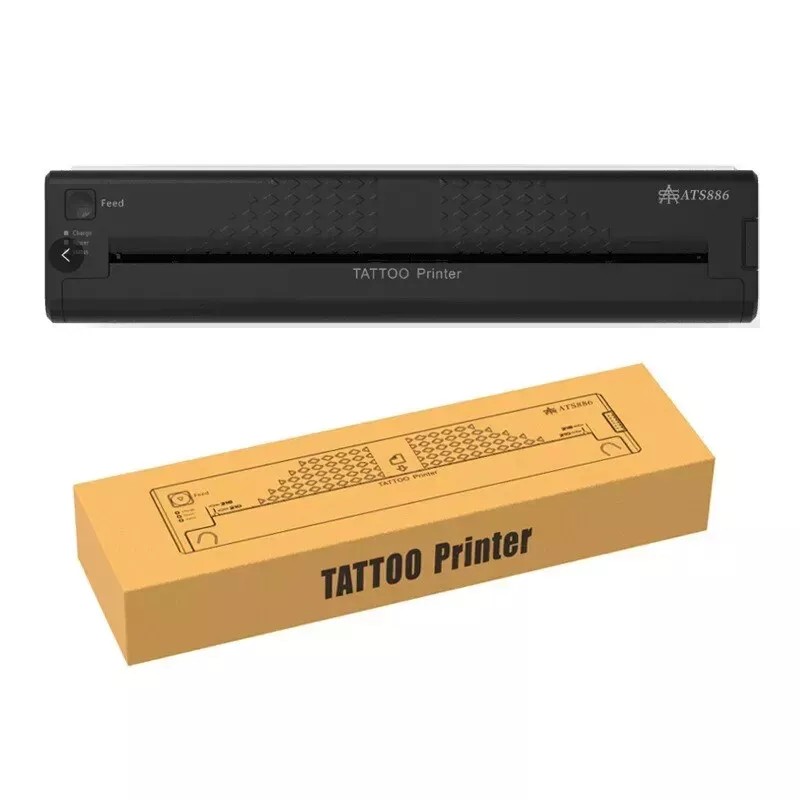 MastLabs ATS886 Mast Wireless Tattoo Stencil Printer, Bluetooth Thermal Transfer