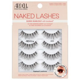 Ardell Naked Lashes 422 Multipack, Natural-looking and Lightweight False Eyelashes, 4-pairs, 1-Pack