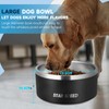 100oz Large Stainless Steel Dog Bowl. Extra Large Dog Water