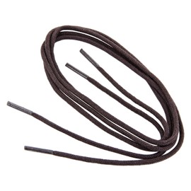 Collonil – 1 Pair of Shoelaces – Round – Thin – Diameter Approx. 2.0-2.5 mm – Different Lengths Available - Brown - 60 cm