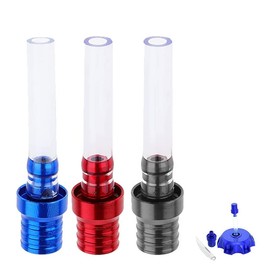 YATEICBC 3 Pieces Fuel Cap Tube Fuel Cap Snorkel Motocross Snorkel Universal Exhaust Valve for Fuel Tank Motorcycle Dirt Bike Off Road 3 Colors