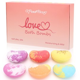 Bath Bombs Gift Set Aromatherapy 6 Pack - Christmas Gifts Stocking Stuffers, Relaxation Birthday Gifts for Women and Men, Stress Relief and Luxury Self Care, Bloom,Valentine Gifts for Her