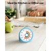 BellMan Visual Timer with Pause Button, 60 Minute Countdown Rainbow