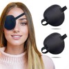 2 Pcs 3D Eye Covers for All Ages, Adjustable Black