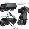 LIVANS Flashlight Holster for Belt, Flashlight Holder with Lever Side