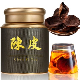 Wanhua Hall 2018 Year Dried Tangerine Peel Xinhui Chen Pi 2.82oz/80g Aged Chenpi, Traditional Sun-Dried Mandarin Orange Peel, Sulfur-Free, No Additives, for Tea & Cooking, 陈皮 橘皮 新会陈皮