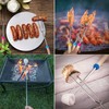 5 Pcs Marshmallow Toasting Kit, Extendable Stainless Steel Smores Kit