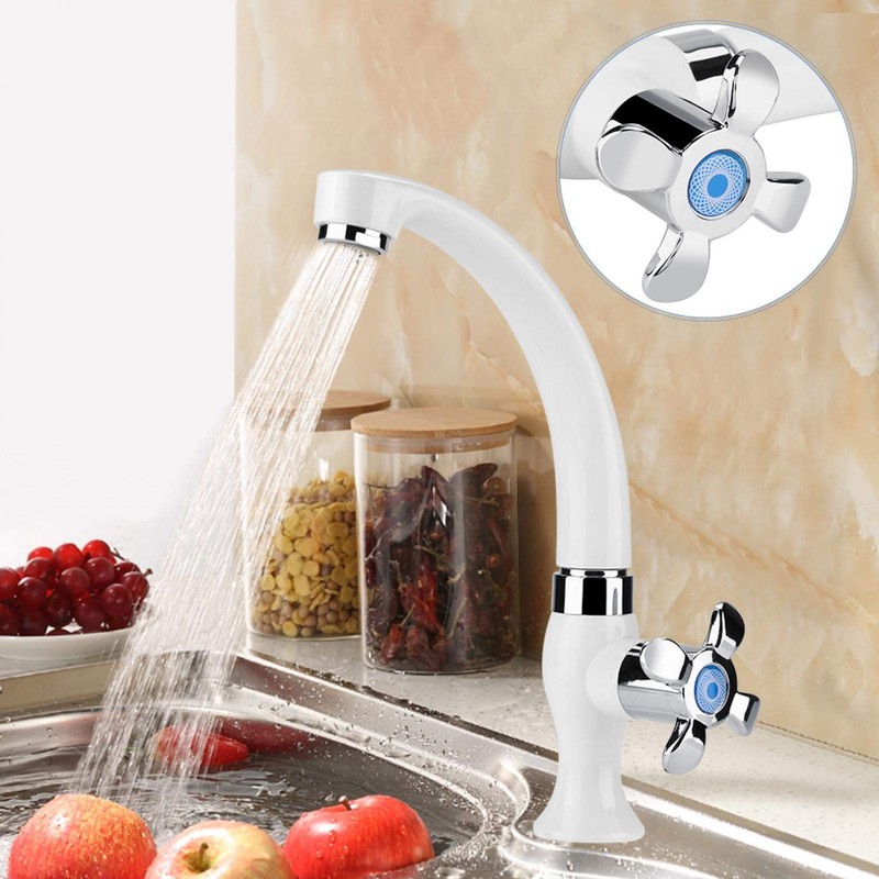 Tyenaza Faucet ABS Plastic Single Cold Water Tap Kitchen Sink