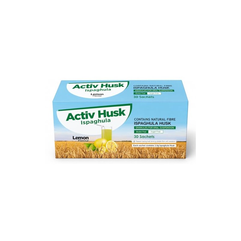 Ispaghula Husk Lemon Drink Sachets | Contains Natural Fibre |