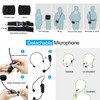 25W Wireless Voice Amplifier with Two Bluetooth Headset Microphones, High