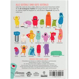 Ein guter Plan Ein gutes Gefühl – Gefühlstagebuch für Kinder von 6 bis 11 Jahren – Emotionen verstehen, Achtsamkeit erlernen und Tagebuch schreiben – Nachhaltig mit Bastelseiten und Aufklebern