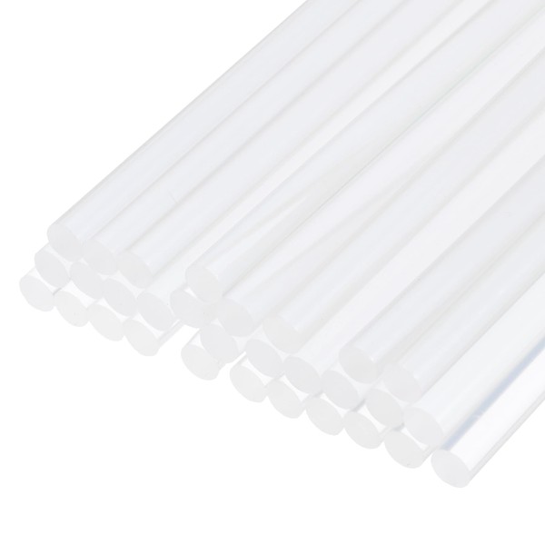 sourcing map 30pcs Full Size Hot Glue Gun Sticks 7mm