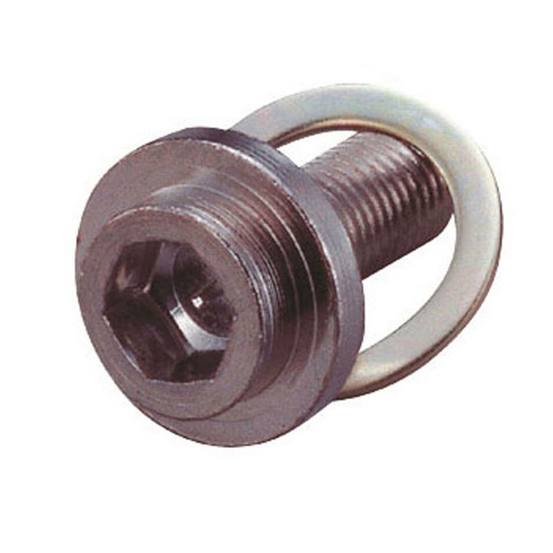 FSA Unisex's Self Extracting JIS Steel Crank Bolt, Black, Size