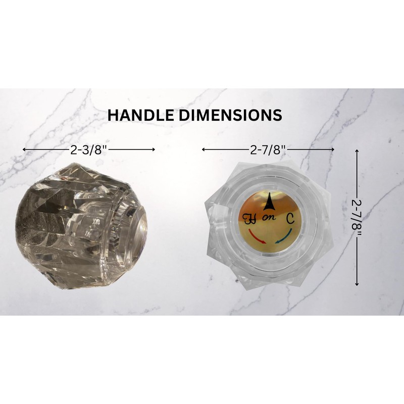 T & T Hardware Replacement Faucet Handle Compatible with Delta