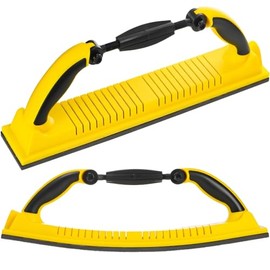 Hand Sanding File Block, Adjustable Radius Flex Longboard Sanding Block with Hook & Loop Backing, Use Continuous Rolls Sandpaper Sheets for Automotive, Woodworking