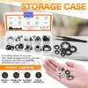 Rustark 208Pcs M2-M12 9 Sizes Internal Tooth Star Lock Washers