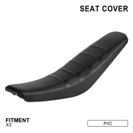 IUVWISN Dirt Bike Seat Cover Ribbed Soft Seat Cover for Talaria XXX X3 Electric Dirt Bike Ebike Black