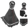 PU Leather Gear Shift Knob with Dustproof Cover Boot