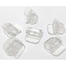 6 Pack - Rimless Clips 1/8" to 3/16" (3MM to 5MM)