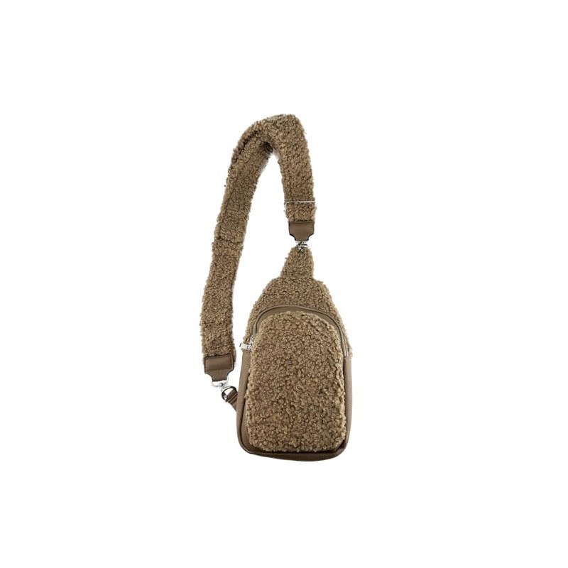 J26 Teddy Fur Belt Bag Crossbody Bum Bag Shoulder Bag