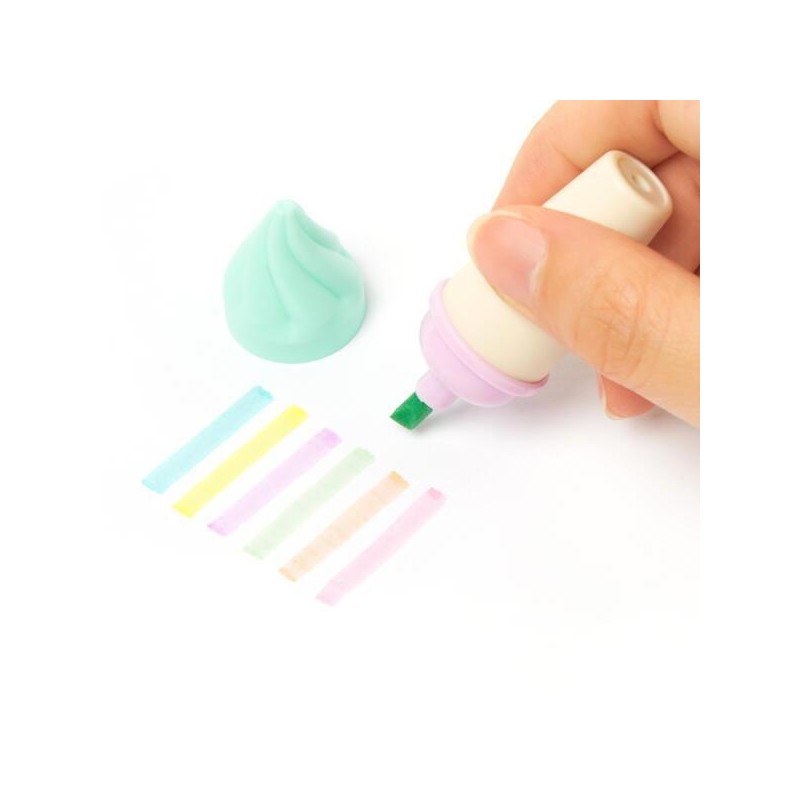 Artbox Ice Cream Cone Highlighter Set / 아트박스 아이스크림콘 형광펜세트