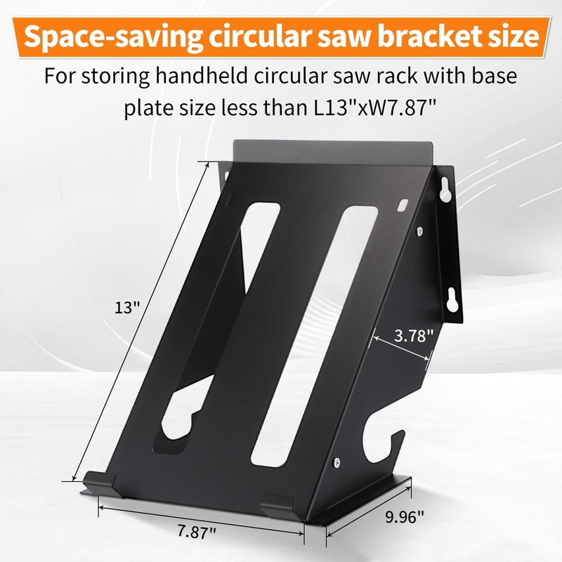 Shimeyao Circular Saw Holder Wall Mount Heavy Duty Metal Storage