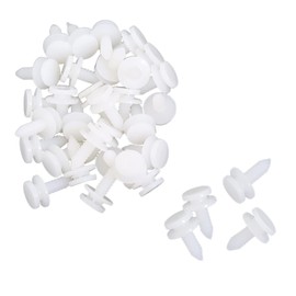 100 PCS STEP INSERT TRIM COVER CLIPS WITH GROMMETS PLASTIC FASTENERS FOR VW
