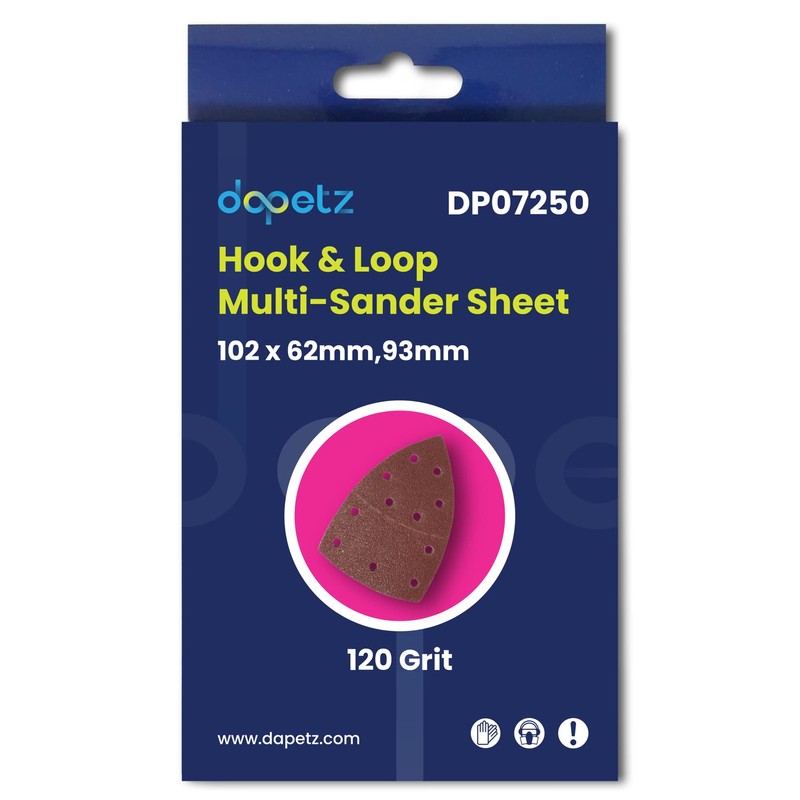 Dapetz ® Mouse Sanding Pads 10Pcs 102 x 62mm, 93mm
