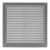 Air Ventilation Plastic Grill Cover 250mm x 250mm/Gray