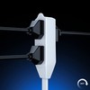 Maximm Cable 3 Ft 360° Rotating Flat Plug Extension Cord/Wire,