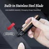 2 in 1 Car Window Breaker and Seatbelt Cutter, Glass