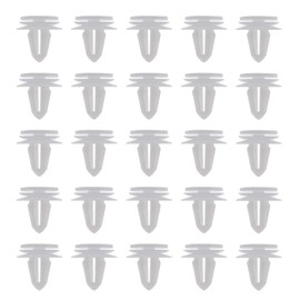 Micro Traders 50 clips de fijación para panel de instrumentos para puerta de coche, para orificio de 8 mm, 6 x 0867300A, plástico blanco