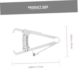 Gatuida 2pcs Skinfold Caliper for Accurate Measurement Caliper for Waist Arm Hip and Leg Fat Analysis Compact and Portable Design Easy to Use
