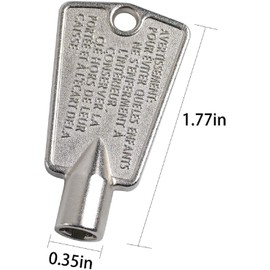216702900 Freezer Door Key for Frigidaire Kenmore AP4071414 PS2061565 AP2113733 AP4301346 PS1991481 06599905 08037402 12849(Metal)