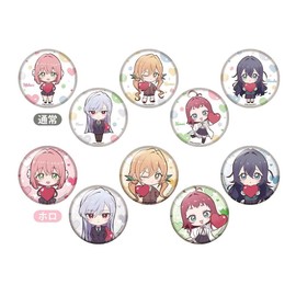 100 Girlfriends Who Love You Mugyumi Trading Can Badge [BOX]