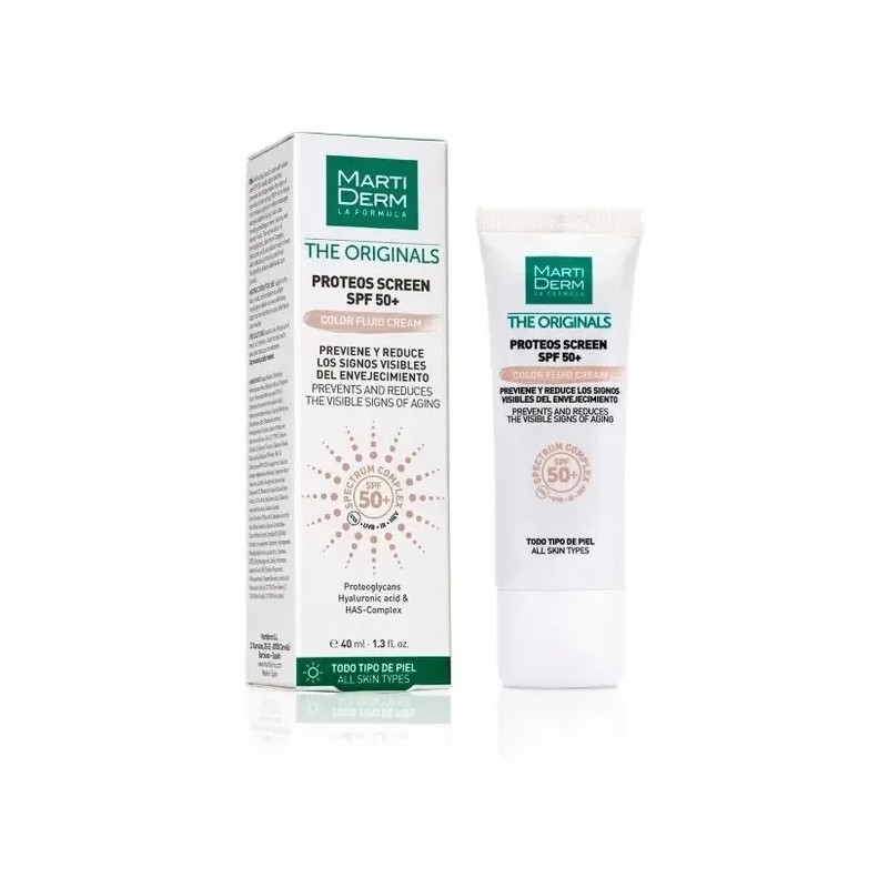 Martiderm Proteos Screen Spf 50 Crema Con Color - 40