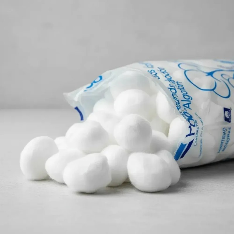 Torundas De Algodón 500g Con 1000 Bolitas Protec