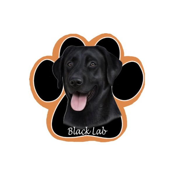 Black Labrador Dog Paw Non-Slip Mousepad