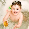 OUDQFCJ 5pcs Baby Bath Sponge Kids Shower Sponge Cartoon Shape
