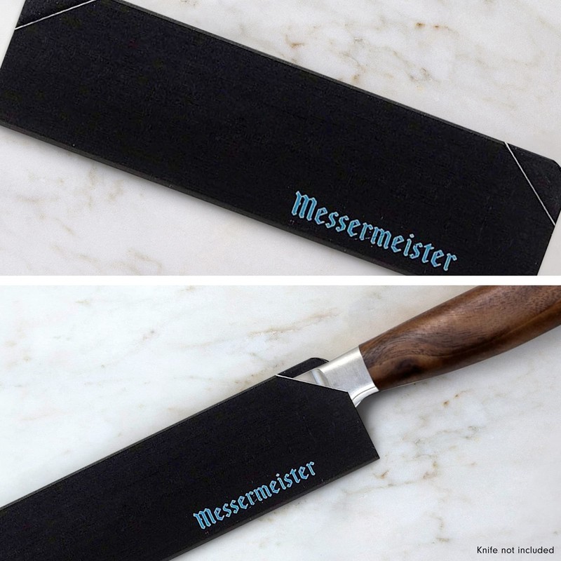 Messermeister 6” Chef’s Edge-Guard, Black - Fashionable & Functional Safety