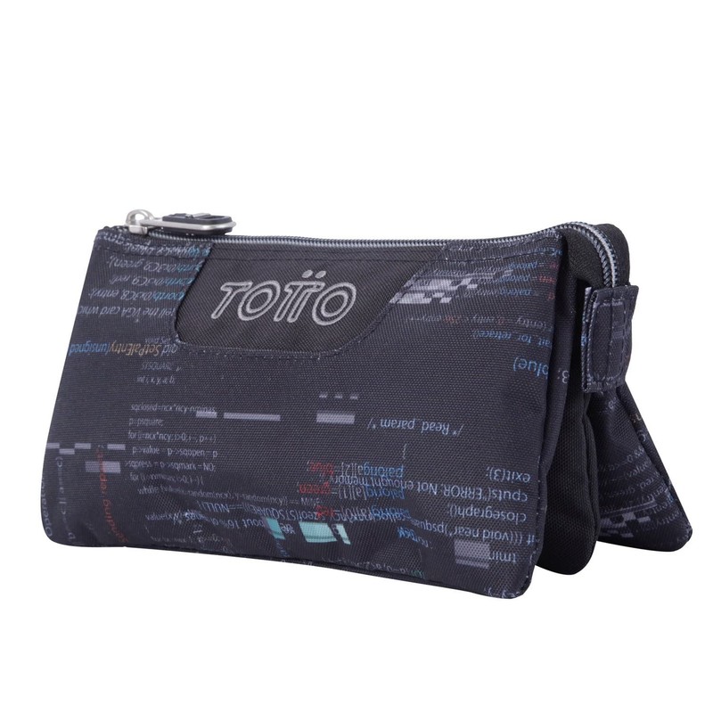 TOTTO Unisex Youth Multi-Purpose Plate Case, Black, One Size