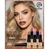Caedelfly Metallic Lavender Lipstick, Long Lasting & Transfer Proof High