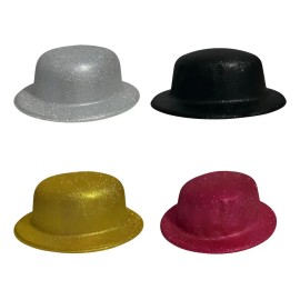 12 Sombrero Bombin Diamantina Colores Disfraz Mayoreo Color