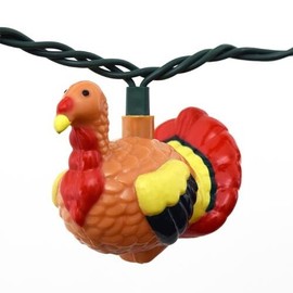 scnop/ ogg Turkey Sting lights - Thanksgiving party lights - Hen or Tom our choice