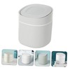 OFFSCH Mini Waste Basket 1pc Desktop Trash Can Wastebasket Stainless