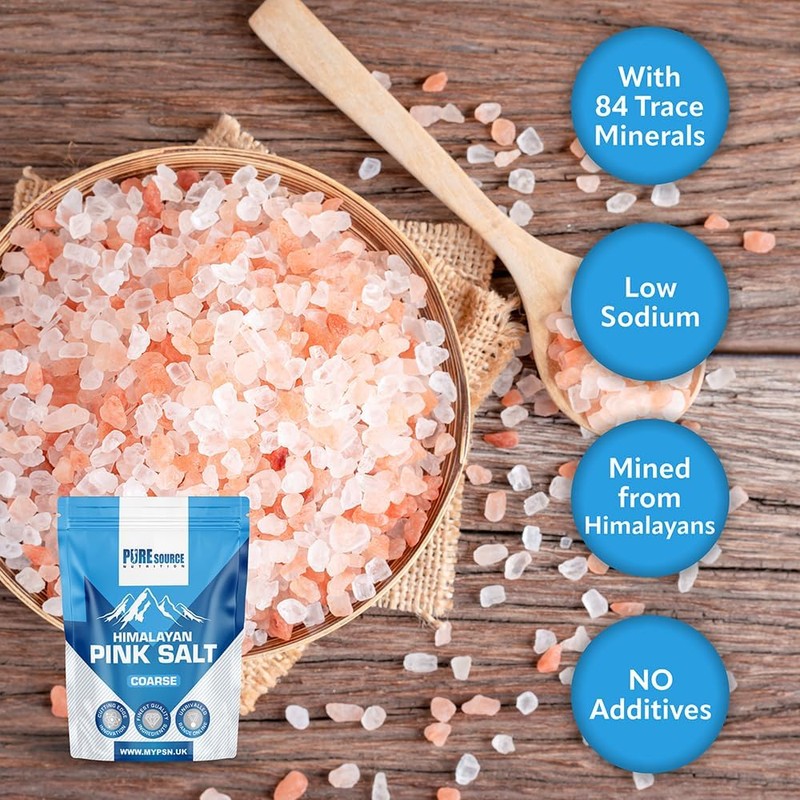 Himalayan Pink Salt Coarse 84+ Essential Minerals | UNREFINED |