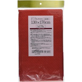 Pearl Metal Little Rich Tablecloth 130x170cm Stripe Red D-332