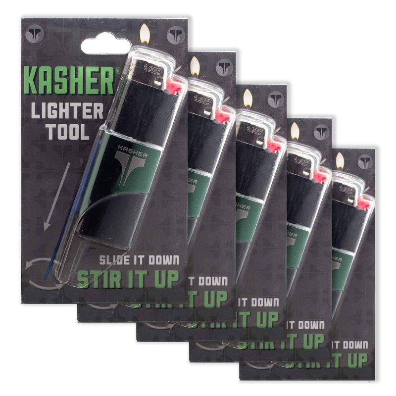Kasher Classic Multi-Tool Lighter Case with Lighter - Lightweight, Durable