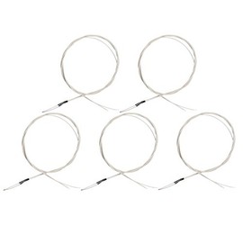 HALJIA 5Pcs 100K ohm NTC Thermistors/Temp Sensor Compatible with RepRap Prusa i3 Anet 3D Printer Kit Replacement Parts