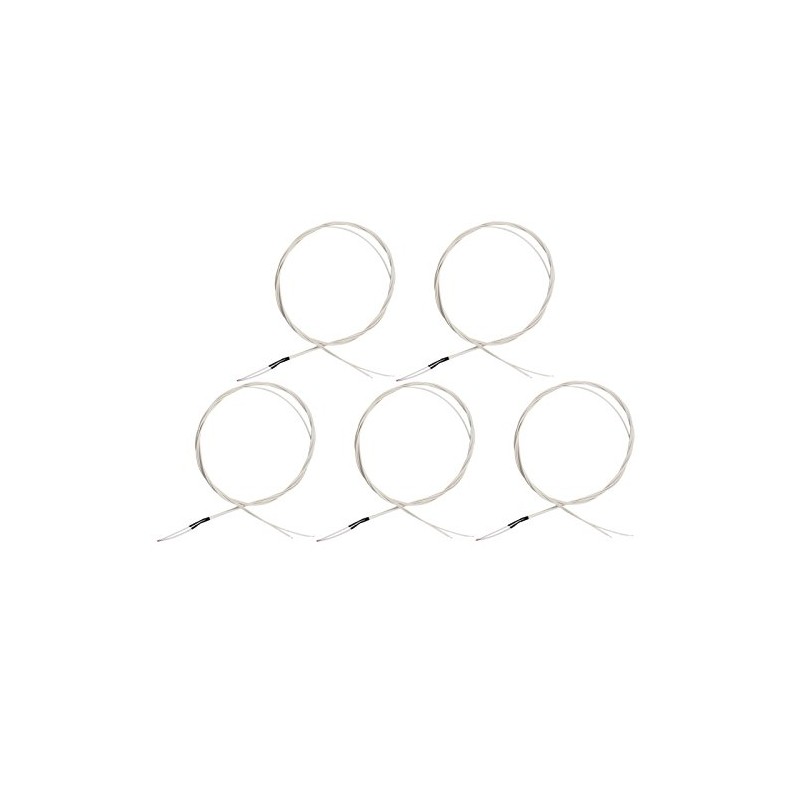 HALJIA 5Pcs 100K ohm NTC Thermistors/Temp Sensor Compatible with RepRap